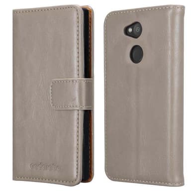Sony Xperia L2 Suojakuori Lompakkokotelo (Ruskea)