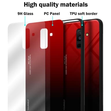 Suojakuori Samsung Galaxy A6 PLUS 2018 Kotelo (Musta)