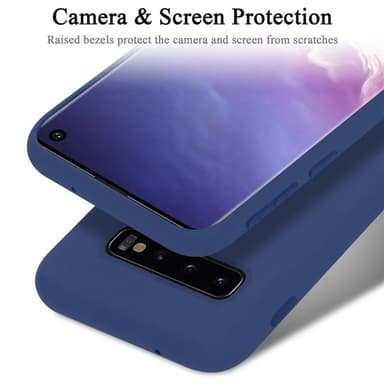 Samsung Galaxy S10 4G Suojakuori Kotelo (Sininen)