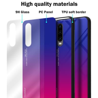 Suojakuori Huawei P30 Kotelo (Musta)