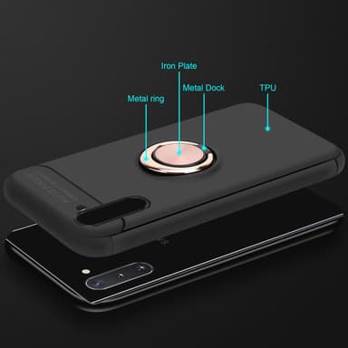 Samsung Galaxy NOTE 10 Suojakuori Kotelo (Musta)