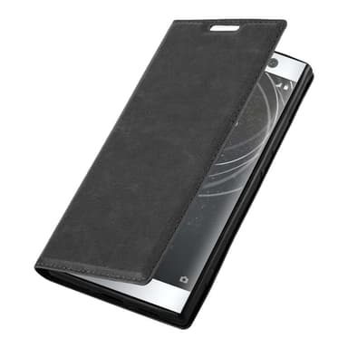 Sony Xperia XA2 Suojakuori Lompakkokotelo (Musta)