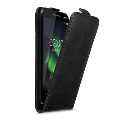 Nokia 2.1 Suojakuori Lompakkokotelo (Musta)