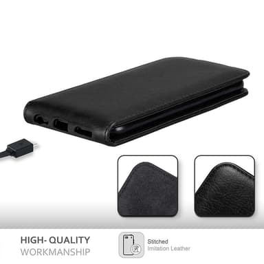 Nokia 2.1 Suojakuori Lompakkokotelo (Musta)
