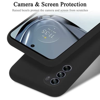 Motorola MOTO G62 5G Suojakuori Kotelo (Musta)