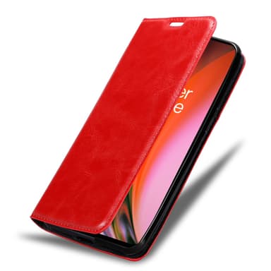 OnePlus Nord 2 5G Suojakuori Lompakkokotelo (Punainen)