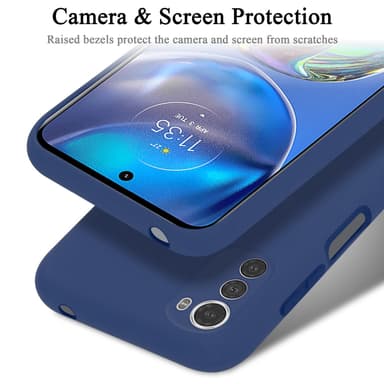 Motorola MOTO E32 4G / E32S Suojakuori Kotelo (Sininen)