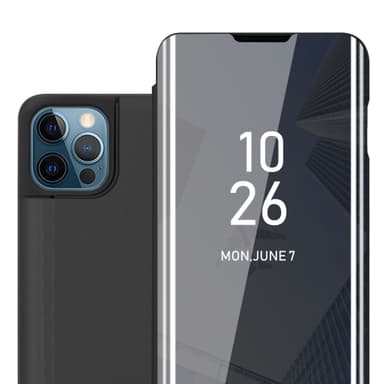 Suojakuori iPhone 13 Lompakkokotelo (Musta)
