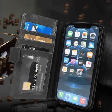 iPhone 13 PRO Suojakuori Kotelo (Musta)