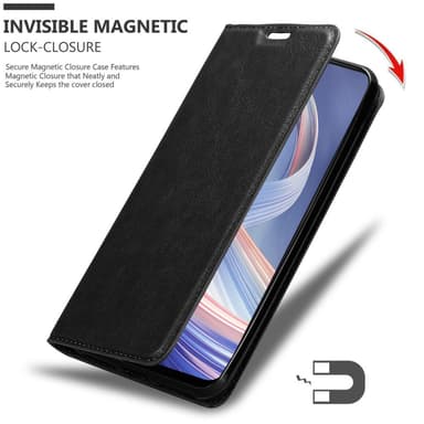 Oppo A92s Suojakuori Lompakkokotelo (Musta)