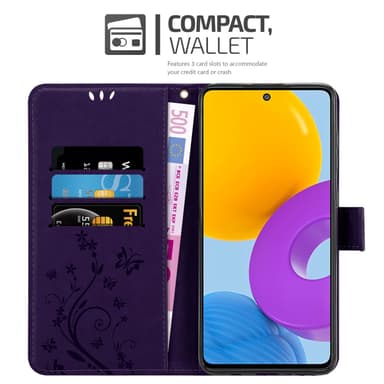 Samsung Galaxy M52 5G Suojakuori Lompakkokotelo