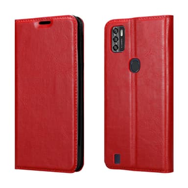 ZTE Blade A7 2020 Suojakuori Lompakkokotelo (Punainen)