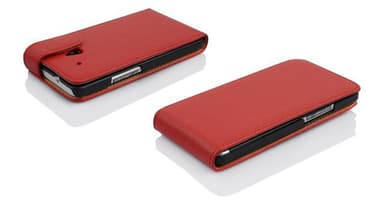 HTC ONE M8 MINI Suojakuori Lompakkokotelo (Punainen)