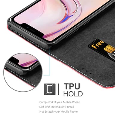 iPhone 13 Suojakuori Case (Punainen)