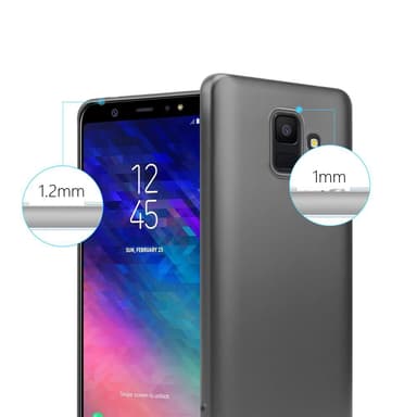 Samsung Galaxy A6 2018 Suojakuori Kotelo (harmaa)