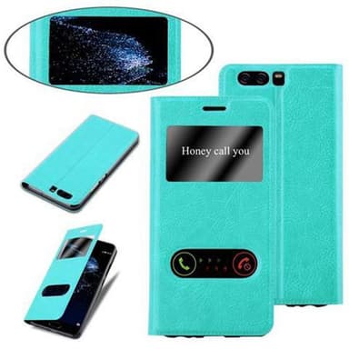 Lompakkokotelo Huawei P10 Case (Turkoosi)