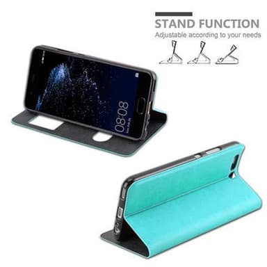 Lompakkokotelo Huawei P10 Case (Turkoosi)