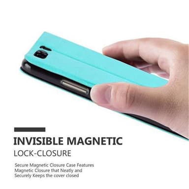 Lompakkokotelo Huawei P10 Case (Turkoosi)