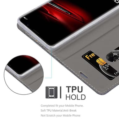 Huawei MATE RS Suojakuori Lompakkokotelo (harmaa)