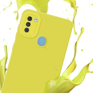 Samsung Galaxy A11 / M11 Suojakuori Kotelo (Keltainen)