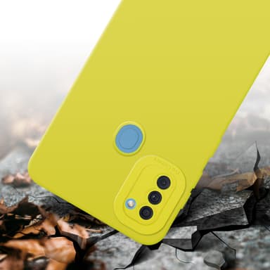 Samsung Galaxy A11 / M11 Suojakuori Kotelo (Keltainen)