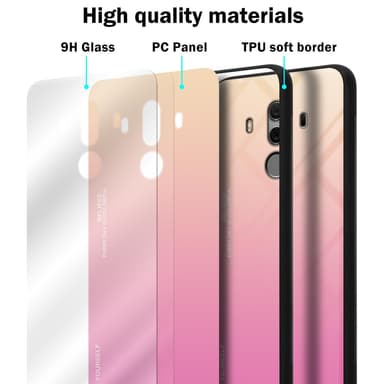 Suojakuori Huawei MATE 10 PRO Kotelo (Musta)