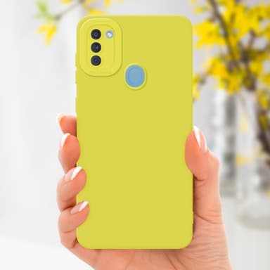 Samsung Galaxy A11 / M11 Suojakuori Kotelo (Keltainen)