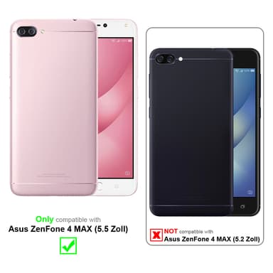 Asus ZenFone 4 MAX (5.5 Zoll) 3x Näytönsuoja Karkaistu