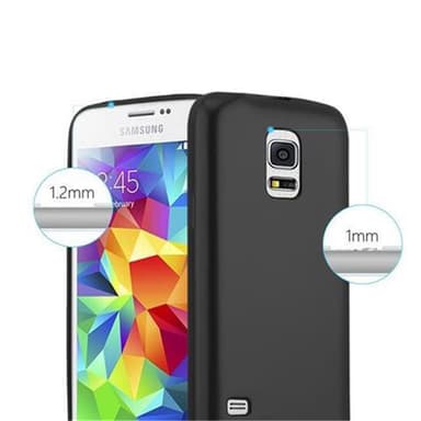 Samsung Galaxy S5 / S5 NEO Suojakuori Kotelo (Musta)