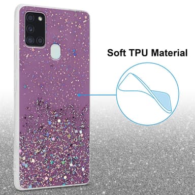 Samsung Galaxy A21s Suojakuori Kotelo (Violetti)