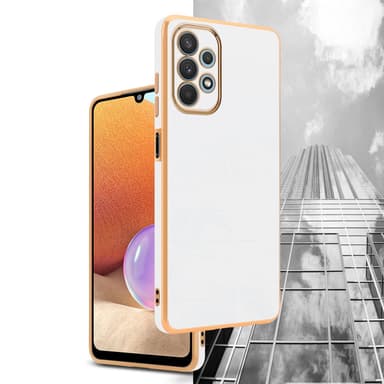 Samsung Galaxy A32 4G Suojakuori Cover (Valkoinen)
