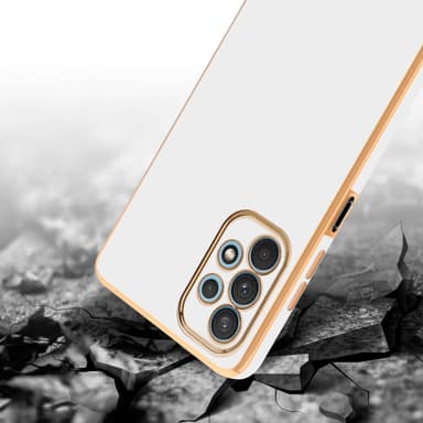 Samsung Galaxy A32 4G Suojakuori Cover (Valkoinen)