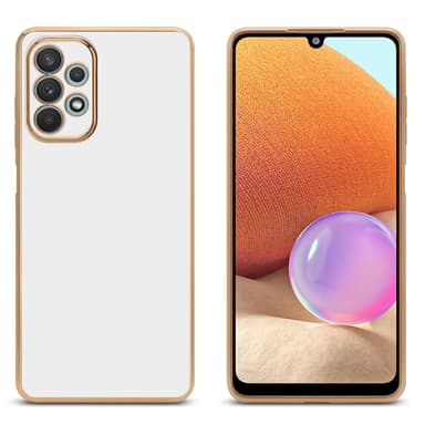 Samsung Galaxy A32 4G Suojakuori Cover (Valkoinen)