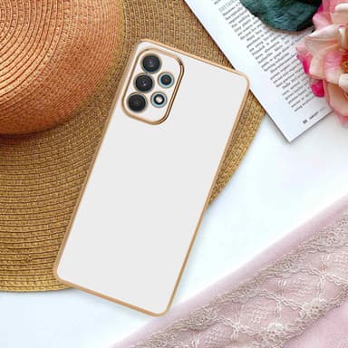 Samsung Galaxy A32 4G Suojakuori Cover (Valkoinen)