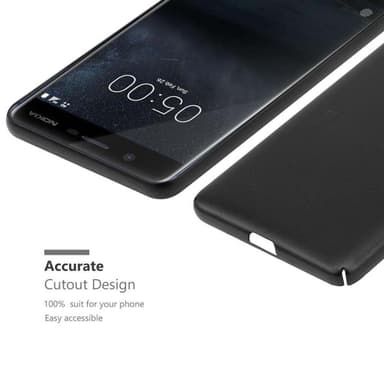 Nokia 5 2017 Suojakuori Kotelo Cover (Musta)