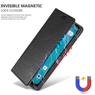 Oukitel C23 PRO Suojakuori Lompakkokotelo (Musta)