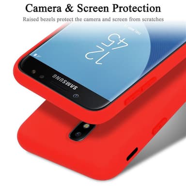 Samsung Galaxy J7 2017 Suojakuori Kotelo (Punainen)