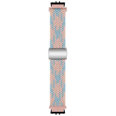BK Punottu magneettinen ranneke Samsung Galaxy Fit 3 - Blue Pink