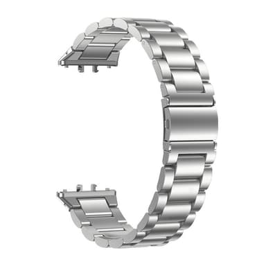 Kellon ranneke ruostumatonta terästä Samsung Galaxy Fit 3 - Hopea