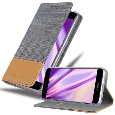 Honor 6C Suojakuori Lompakkokotelo (harmaa)