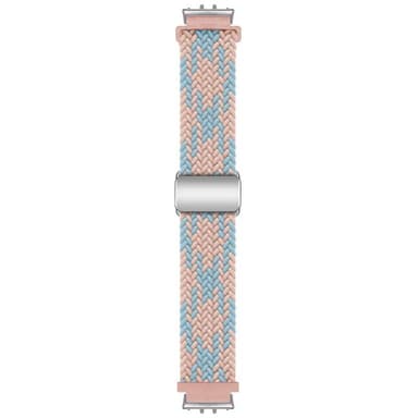 Punottu magneettinen ranneke Samsung Galaxy Fit 3 - Blue Pink