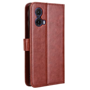 SKALO Motorola Moto G85 5G PU-nahkainen Lompakkokotelo - Ruskea
