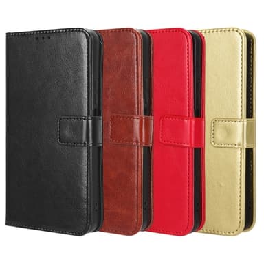 SKALO Motorola Moto G85 5G PU-nahkainen Lompakkokotelo - Ruskea