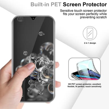 Samsung Galaxy S20 ULTRA Suojakuori Cover (Läpinäkyvä)