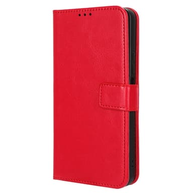 SKALO Motorola Moto G85 5G PU-nahkainen Lompakkokotelo - Punainen