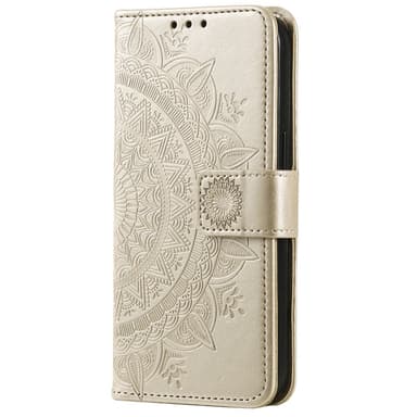SKALO Motorola Moto G85 5G Mandala lompakkokotelo - Kulta