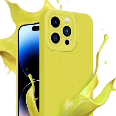 iPhone 14 PRO Suojakuori Kotelo (Keltainen)