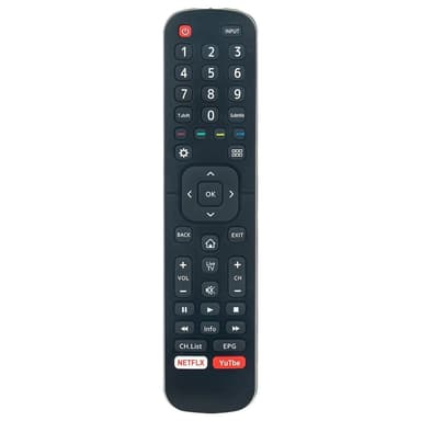 Television kaukosäädin Korvaa EN2B27V / EN2B27DF Hisense TV:lle