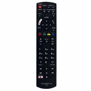 Television kaukosäädin Korvaa N2QAYB0001133 Panasonic TV:lle