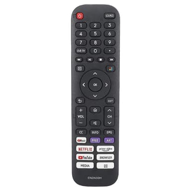 Television kaukosäädin Korvaa EN2N30H Hisense TV:lle